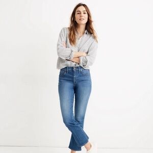 Madewell Cali Demi-Boot Jeans in Tierney Wash: Eco Edition